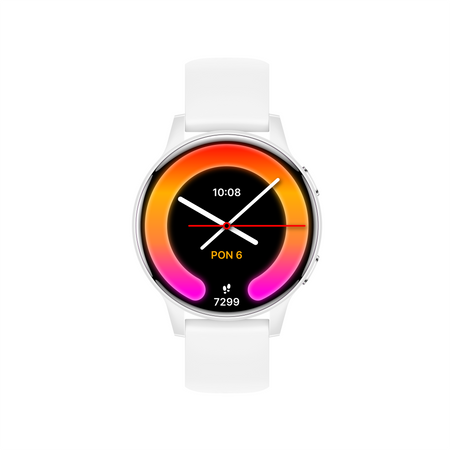 Smartwatch Forever iGO Watch 4! JW-600 Bluetooth 5.3 AMOLED IP67 – Inteligentny zegarek z rozmowami Bluetooth, monitorowaniem zdrowia i 2 paskami Biały