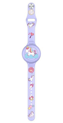 Forever lokalizator FindMy TFO TAG biały + opaska liliowa jednorożec