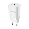 Forever ładowarka sieciowa GaN PD QC TC-05-35CC 2x USB-C 35W biała