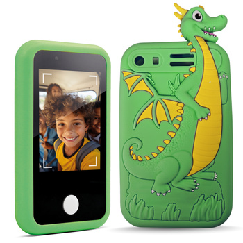 Forever edukacyjny telefon dla dzieci z dodatkowym case ETD-04 zielony