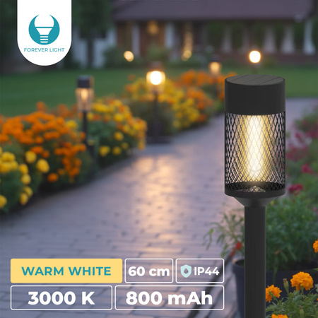 Lampa solarna LED SUNARI FLS-15 Słupek okrągła 4000K 800mAh Ni-MH Forever Light