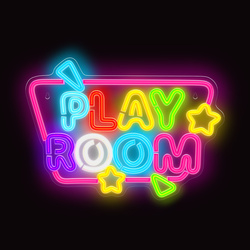 Neon PLEXI LED PLAYROOM multikolor FPNE39 Forever Light