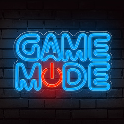 Neon PLEXI LED GAME MODE niebiesko czerwony FPNE38 Forever Light