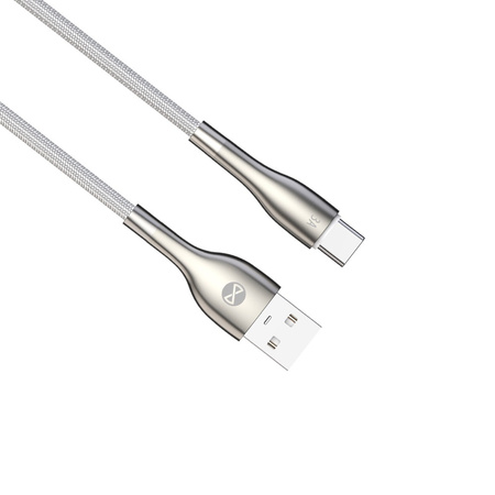 Forever kabel Sleek USB - USB-C 1,0 m 3A biały