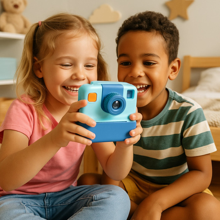 Forever Aparat natychmiastowy z modułem selfie ICS-03 niebieski