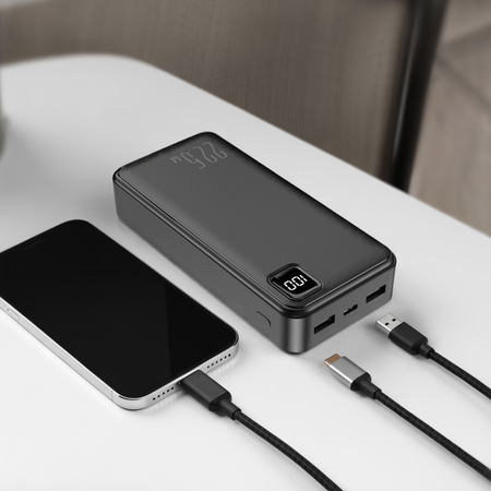 Forever power bank TB-300L PD QC 22,5W 20000 mAh czarny