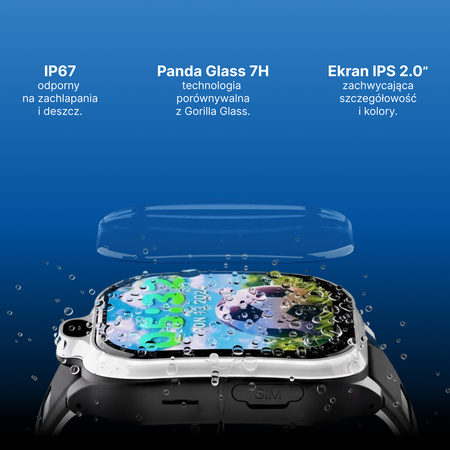 Smartwatch dziecięcy AI Forever Boost KW-530 GPS WiFi 4G – Inteligentny zegarek dla dzieci z lokalizatorem, rozmowami wideo i przyciskiem SOS (czarny)