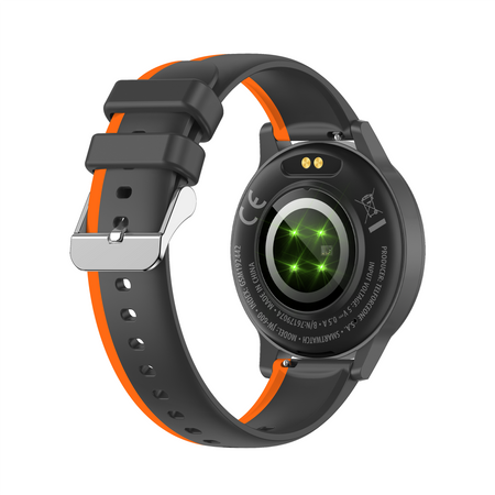 Smartwatch Forever iGO Watch 4! JW-600 Bluetooth 5.3 AMOLED IP67 – Inteligentny zegarek z rozmowami Bluetooth, monitorowaniem zdrowia i 2 paskami Czarny