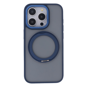 Nakładka Secure Spinning Mag do iPhone 15 Pro 6,1" granatowy