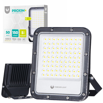 Naświetlacz LED PROXIM+ 50W 4000K 7500lm 230V IP65 Forever Light 150lm/W 5 lat gwarancji
