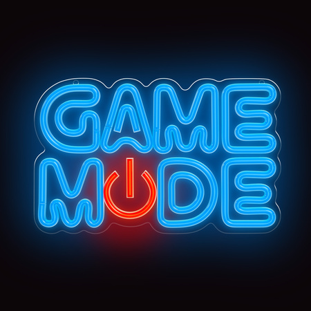 Neon PLEXI LED GAME MODE niebiesko czerwony FPNE38 Forever Light