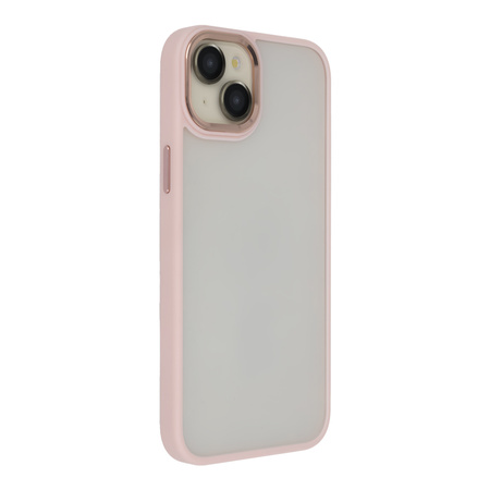 Nakładka Satin Elegant Matt do iPhone 15 Plus 6,7" różowa