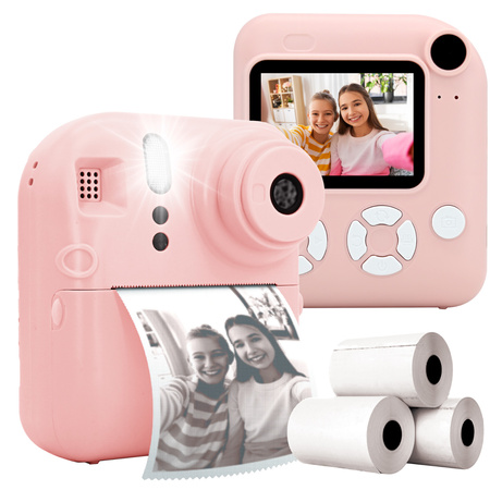 Forever Aparat natychmiastowy z flaszem ICF-16 różowy