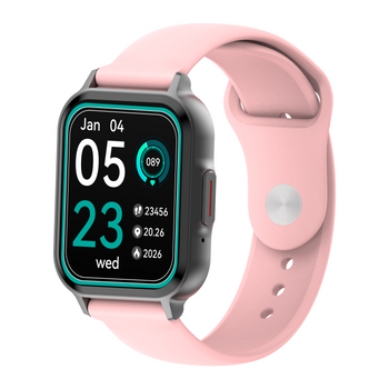 Smartwatch Forever SW-115 lite kwadratowy SPACE GRAY/PINK