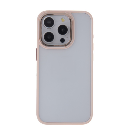 Nakładka Satin Elegant Matt do iPhone 15 Pro 6,1" różowa