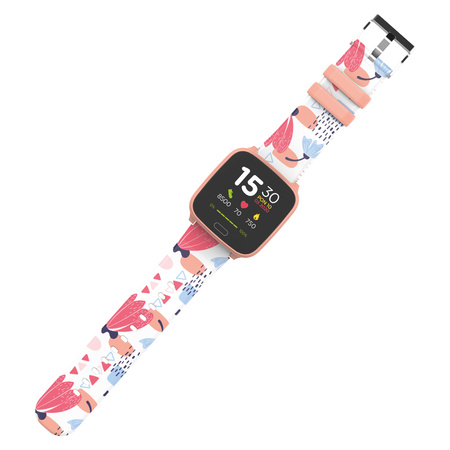 Zestaw Forever smartwatch IGO JW-100 + Głośnik Sweet Animal Deer ABS-100 pomarańczowy