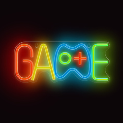 Neon PLEXI LED GAME multikolor FPNE40 Forever Light