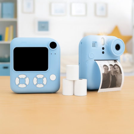 Forever Aparat natychmiastowy z flaszem ICF-03 niebieski