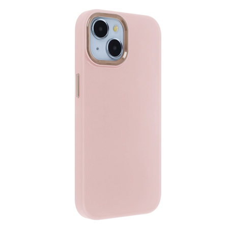 Nakładka Satin Elegant do iPhone 15 Plus 6,7" różowa