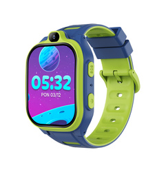 Smartwatch dziecięcy AI Forever Boost KW-530 GPS WiFi 4G – Inteligentny zegarek dla dzieci z lokalizatorem, rozmowami wideo i przyciskiem SOS (niebieski)