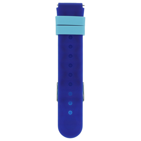 Pasek silikonowy do zegarka GPS WiFi kids Forever See Me KW-300 niebieski