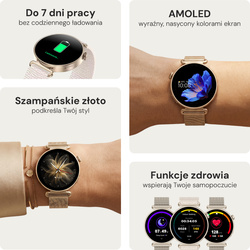Forever Smartwatch SB-380 Bloomdust Champagne Gold