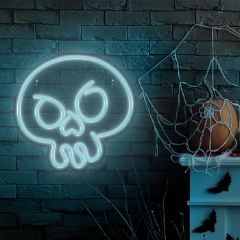Neon PLEXI LED CZASZKA GRAFFITI turkus FPNE15 Forever Light