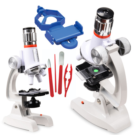 Forever Mikroskop z aluminiowym korpusem Plus C2171P biały