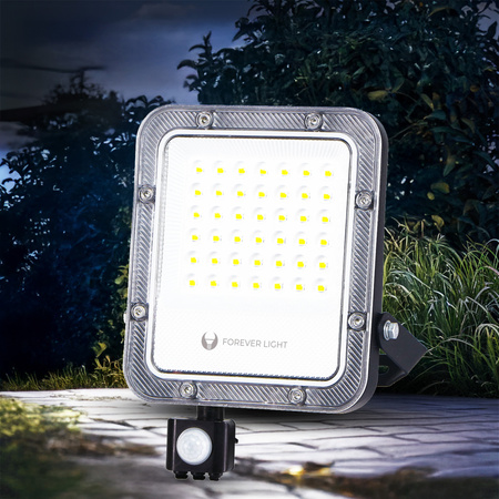 Naświetlacz LED PROXIM+ 30W 6500K 4500lm PIR 230V IP65 Forever Light 150lm/W 5 lat gwarancji