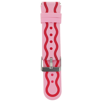 Pasek silikonowy do zegarka GPS WiFi kids Forever See Me KW-300 różowy