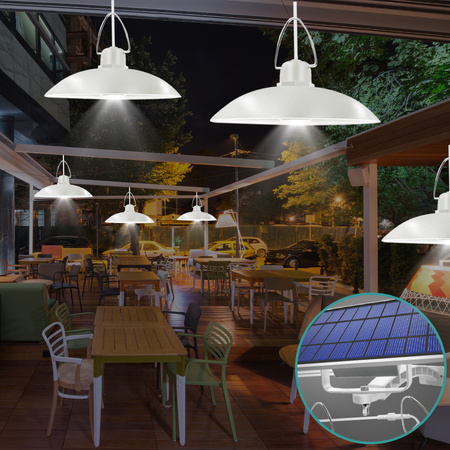 Lampa solarna LED SUNARI FLS-80 podwójna 6W 520lm 4500K 5500mAh Li-Ion Forever Light