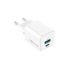 Forever ładowarka sieciowa GaN PD QC TC-08-20AC 1x USB-C 1x USB 20W biała