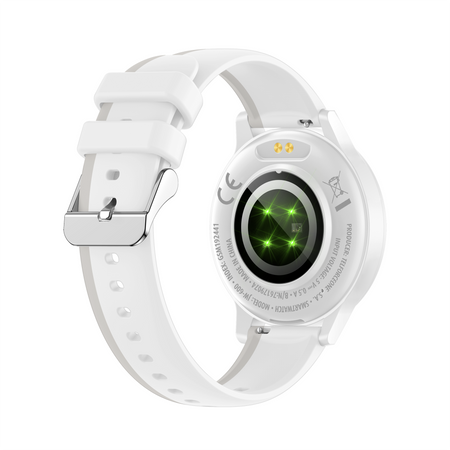 Smartwatch Forever iGO Watch 4! JW-600 Bluetooth 5.3 AMOLED IP67 – Inteligentny zegarek z rozmowami Bluetooth, monitorowaniem zdrowia i 2 paskami Biały