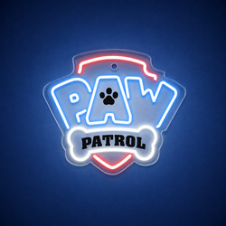 Wiszący neon LED na plexi Psi Patrol - Logo OW-130146