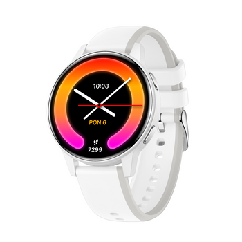Smartwatch Forever iGO Watch 4! JW-600 Bluetooth 5.3 AMOLED IP67 – Inteligentny zegarek z rozmowami Bluetooth, monitorowaniem zdrowia i 2 paskami Biały