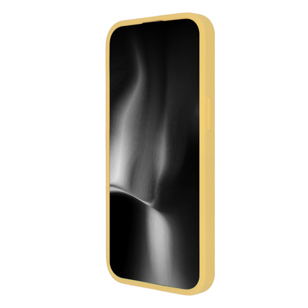 Nakładka Soft Touch Mag do iPhone 15 Pro 6,1" pastelowy żółty