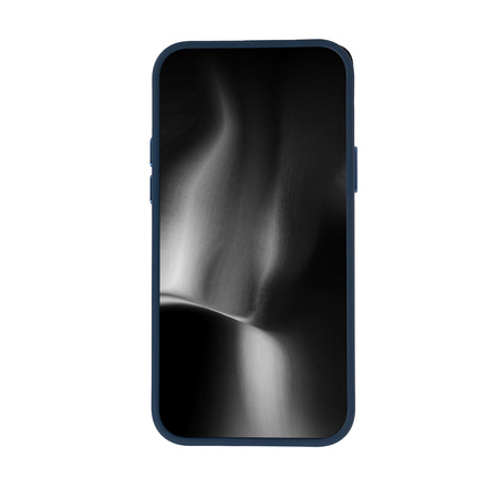 Nakładka Satin Elegant do iPhone 12 / 12 Pro 6,1" ciemnoniebieska