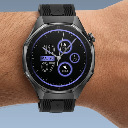 Smartwatch Forever SW-720 xBase Bluetooth 5.3 IP68 AMOLED Black