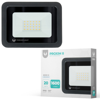 Naświetlacz LED PROXIM II 20W |6000K| IP66 Forever Light
