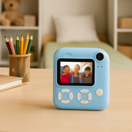 Forever Aparat natychmiastowy z flaszem ICF-03 niebieski