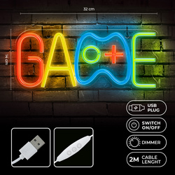 Neon PLEXI LED GAME multikolor FPNE40 Forever Light