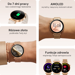 Forever Smartwatch SB-380 Rosadust Rosegold