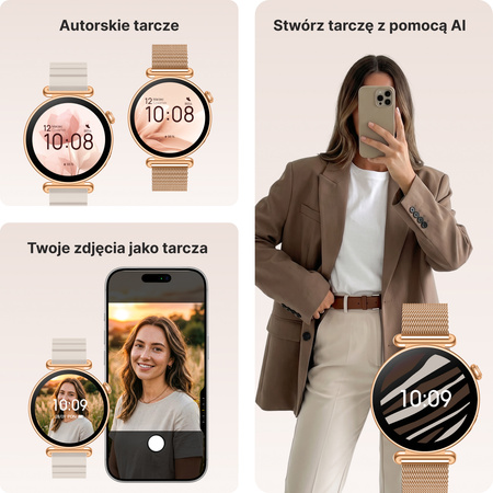 Forever Smartwatch SB-380 Rosadust Rosegold