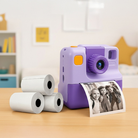 Forever Aparat natychmiastowy z modułem selfie ICS-19 fioletowy