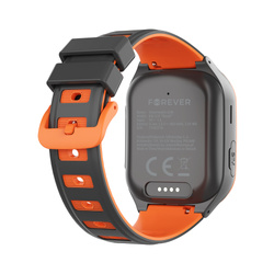 Smartwatch dziecięcy AI Forever xBoost KW-530 GPS WiFi 4G – Inteligentny zegarek dla dzieci z lokalizatorem, rozmowami wideo i przyciskiem SOS (pomarańczowy)
