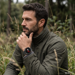 Smartwatch męski Forever SW-900 Focus GPS Bluetooth 5.4 AMOLED IP68 – Inteligentny zegarek z rozmowami Bluetooth, profilami multisportowymi i monitorowaniem zdrowia Czarny