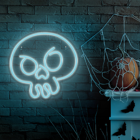 Neon PLEXI LED CZASZKA GRAFFITI turkus FPNE15 Forever Light