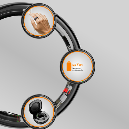 Forever Smart Ring Astral SR-100 czarny