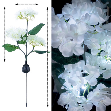 Lampa solarna LED SUNARI FLS-93 Hortensje  3000K 600mAh Li-Ion Forever Light