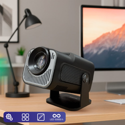 Forever Projektor FP-120U 720p/1080p kwadratowy czarny